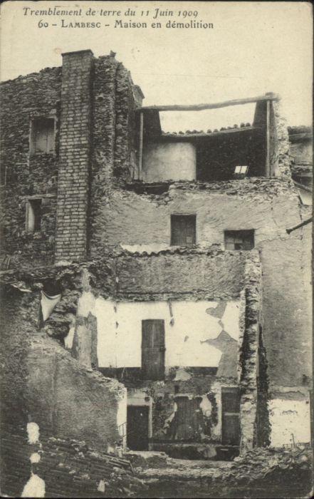 Lambesc Maison Demolition Zerstörung
