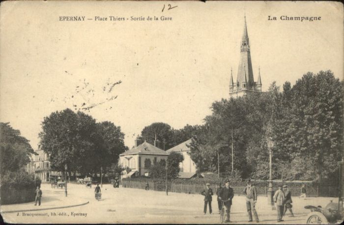 Epernay 51 Epernay Place Thiers Gare Bahnhof