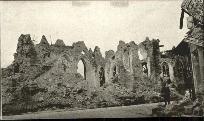 Lassigny Ruins Cathedral