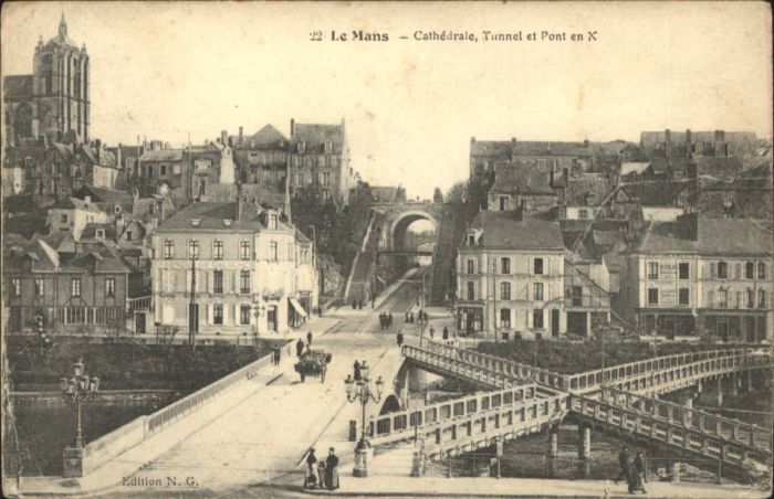 Le Mans Sarthe Le_Mans Cathedrale Tunnel Pont