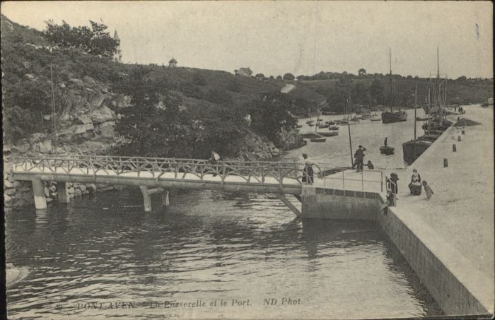 Pont-Aven Passerelle Port