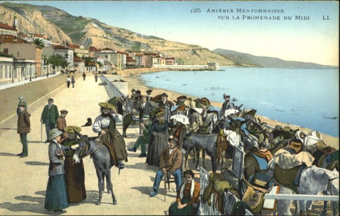 Menton Alpes Maritimes Menton ? Anieres Mentonnaises Promenade