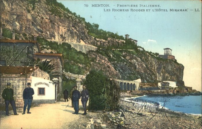 Menton Alpes Maritimes Menton Rochers Rouges Hotel Miramar