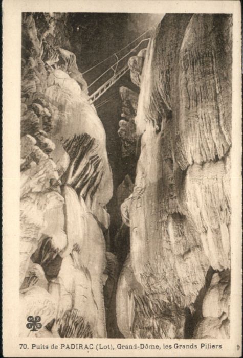 Padirac Grotte Höhle Grand Dome Piliers