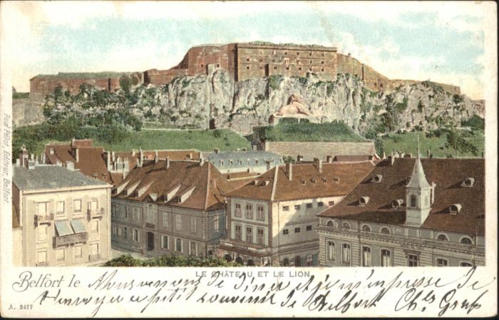 Belfort Alsace Belfort Sanatorium et le Lion