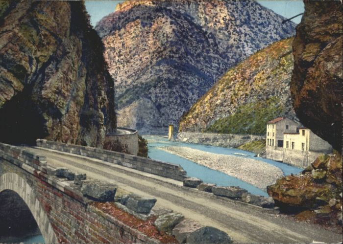 Utelle Gorges de la Mescla Vallee du Var Pont