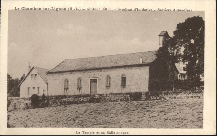 Le Chambon-sur-Lignon Tempel et sa Salle annexe