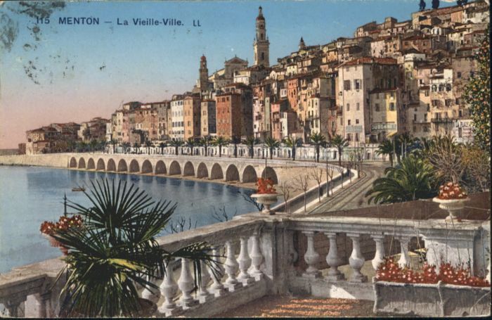 Menton Alpes Maritimes Menton La Vieille Ville