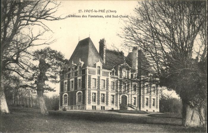 Ivoy-le-Pre Schloss des Fontaines