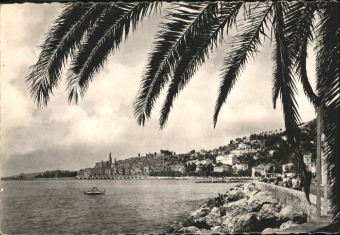 Menton Alpes Maritimes Menton Schiff