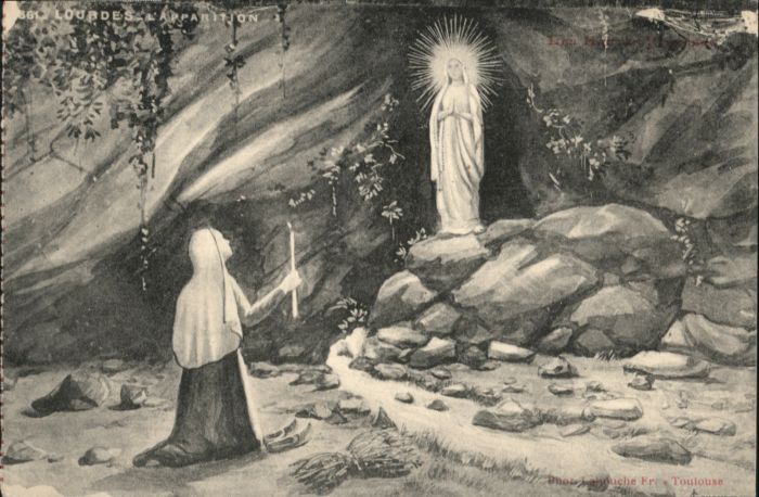 Lourdes Hautes Pyrenees Die Höhle Bernadette Soubirous - die Wu