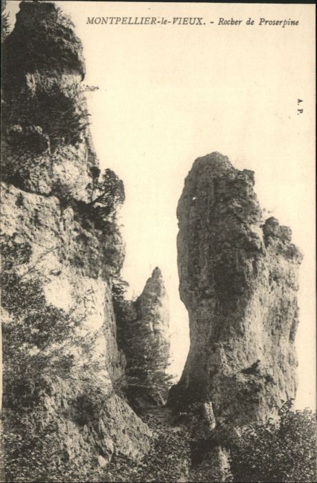 Montpellier Herault Montpellier Rocber de Proserpine