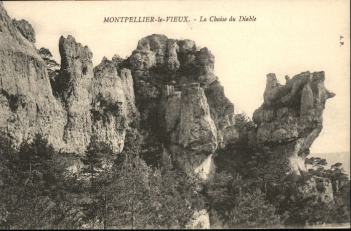 Montpellier Herault Montpellier La Chaise du Diable