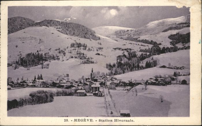 Megeve Station Hivernale