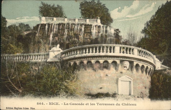 Nice Alpes Maritimes Nice Terasse Schloss