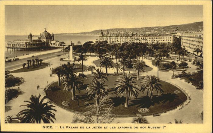 Nice Alpes Maritimes Nice Palais de la Jetee et les Jordins