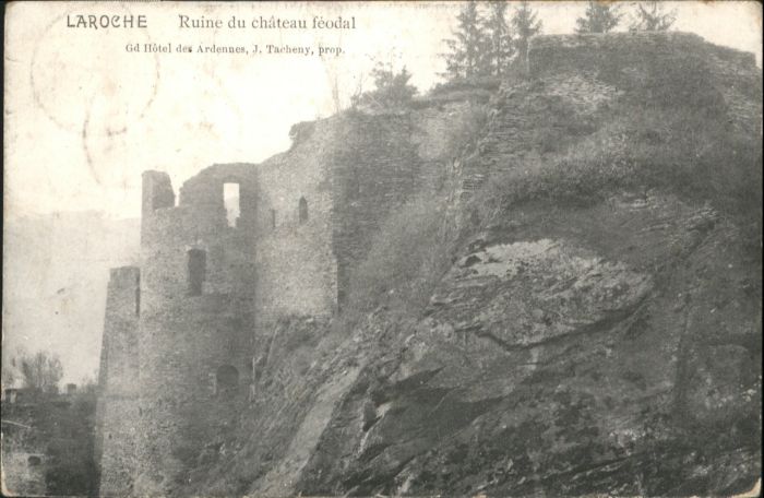 Laroche Belgium Laroche Ruine du Chateau feodal