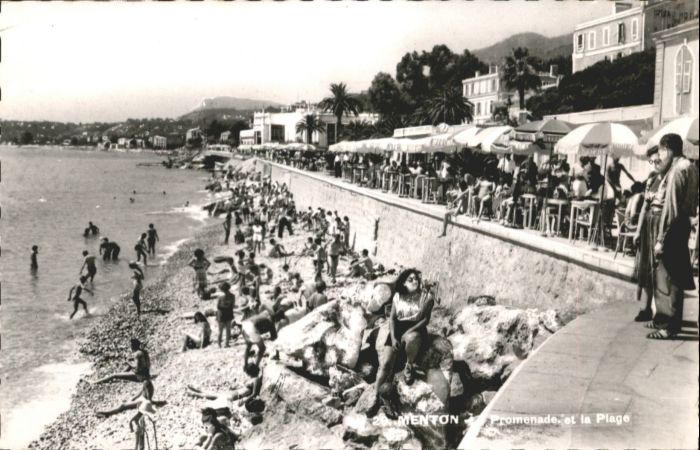 Menton Alpes Maritimes Menton Strand