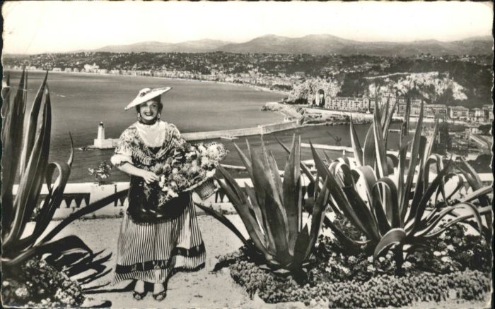 Nice Alpes Maritimes Nice Frau Tracht