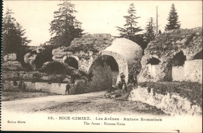 Nice Alpes Maritimes Nice Cimiez Ruine Romaines