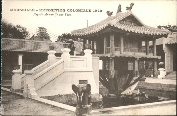 Marseille Bouches-du-Rhone Marseille Pagode Annamite sur l'cau