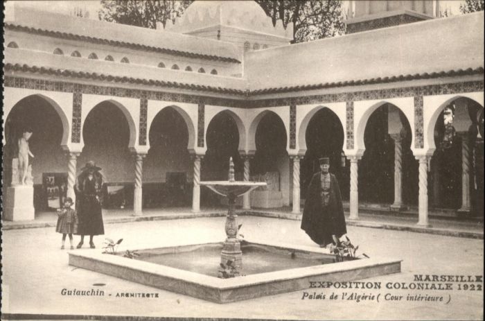 Marseille Bouches-du-Rhone Marseille Palais de l'Algerie Brunnen