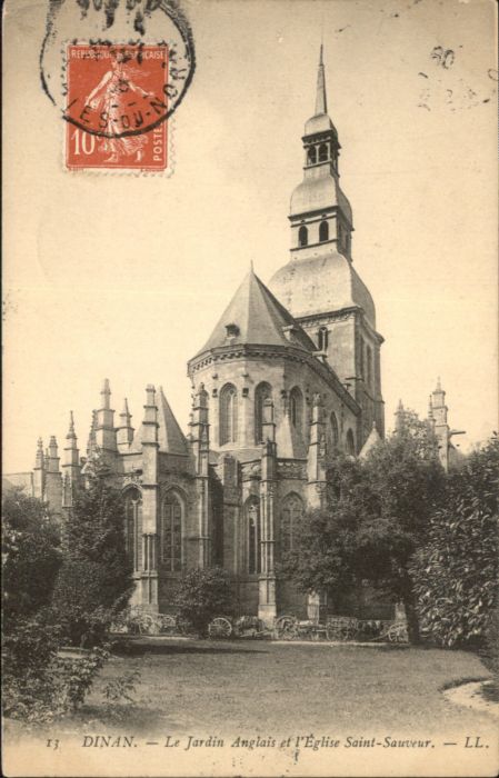 Dinan 22 Dinan Le Jardin Angles  Saint Sauveur