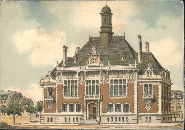 Rethel Ardennes Rethel Hotel de Ville Künstler Barday