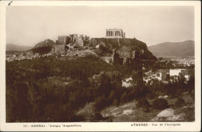 Athenes Athen Athenes Acropole