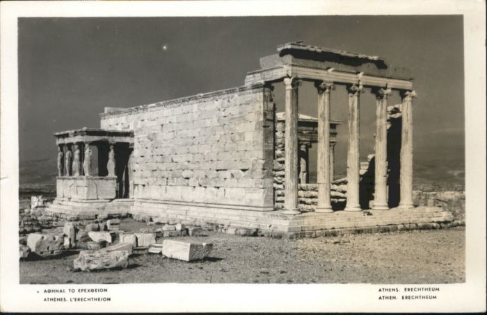 Athen Griechenland Athen Erechtheum