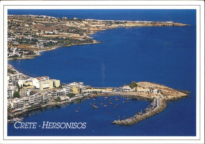 Crete-Hersonisos Fliegeraufnahme