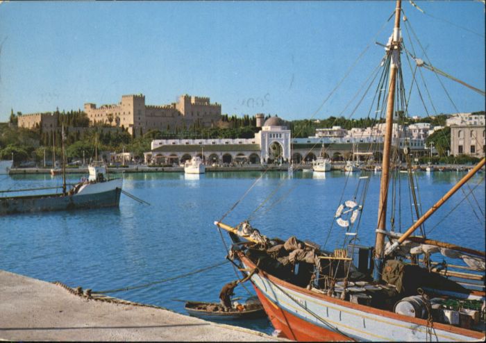 Rhodos Rhodes aegaeis Hafen