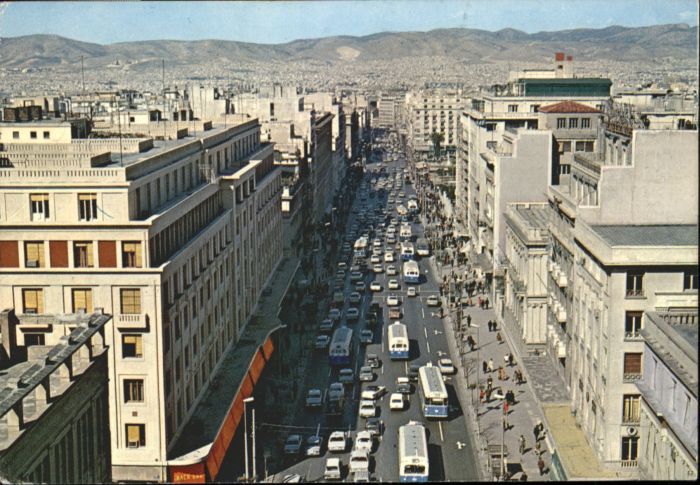 Athen Griechenland Athen Universitaetsstrasse