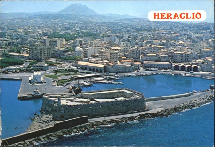 Heraclion Iraklio Heraclio Crete Fliegeraufnahme