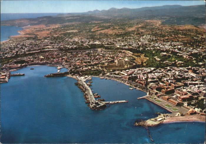 Rhodes Rhodos Greece Rhodes Fliegeraufnahme