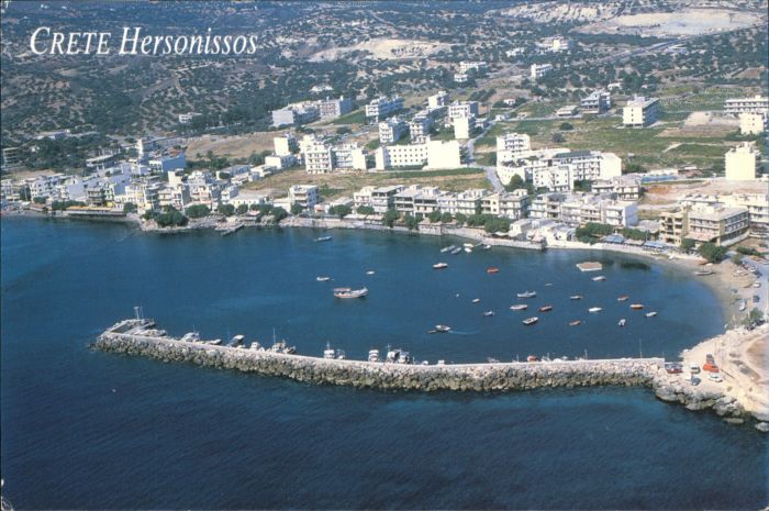 Hersonissos Crete Fliegeraufnahme