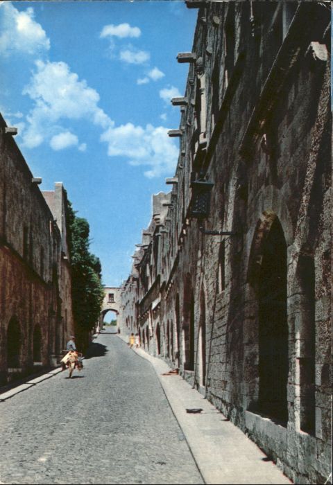 Rhodes Rhodos Greece Rhodes Street Knights Rittergasse