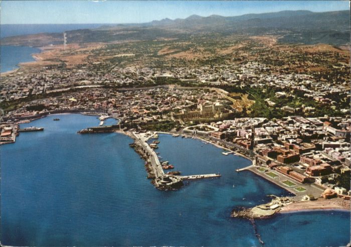 Rhodes Rhodos Greece Rhodes Fliegeraufnahme