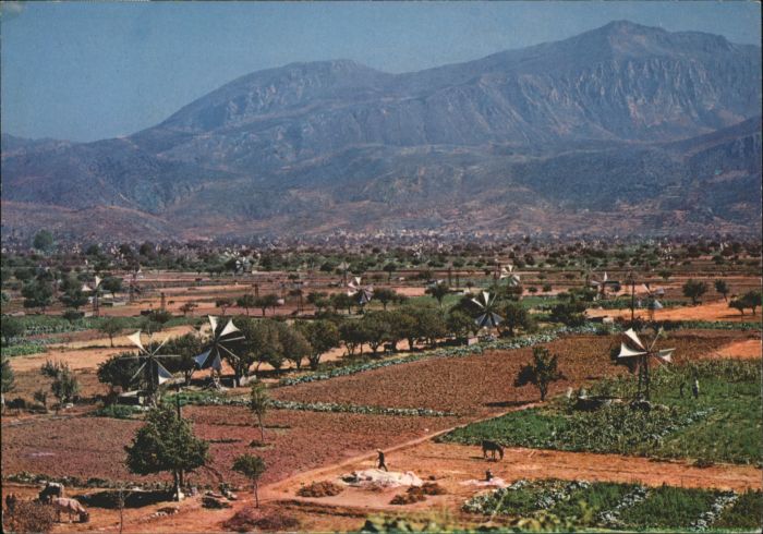 Crete Kreta Plateau Lassithi Hochflaeche Muehle x
