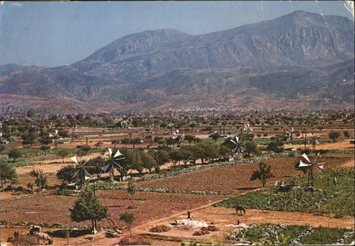 Crete Kreta Plateau Lassithi Hochflaeche Muehle x