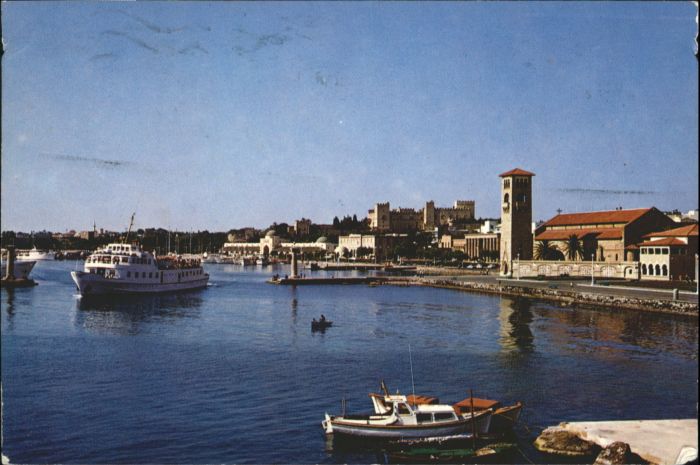 Rhodes Rhodos Greece Rhodes Rhodos Port Hafen