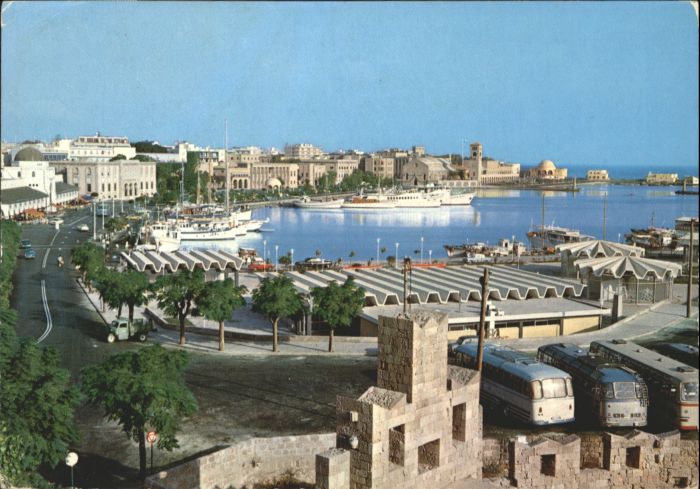 Mandraki Rhodes Rhodos Port Hafen