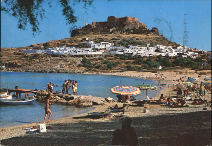 Lindos Lindo Lindos Rhodes Rhodos