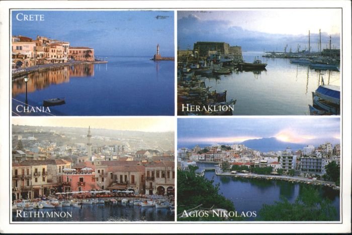 Chania Insel Kreta Heraklion Rethymnon Agios Nikolaos