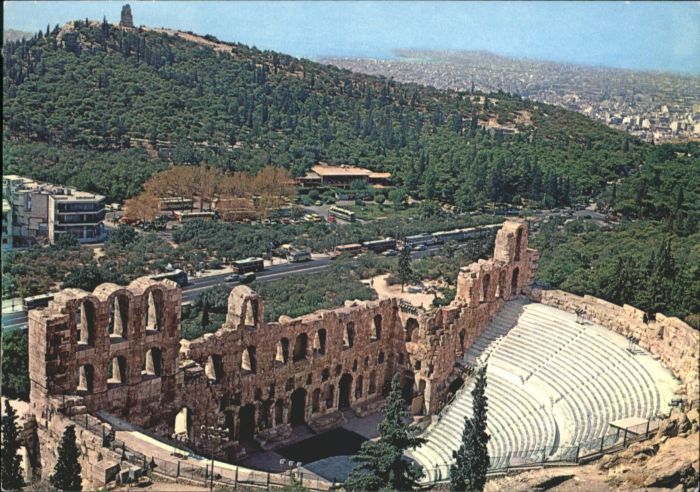 Athens Athen Odeion Herodes Atticus Therater