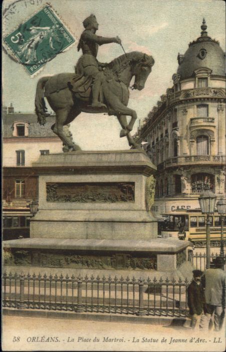 Orleans Loiret Orleans Jeanne d_Arc Denkmal