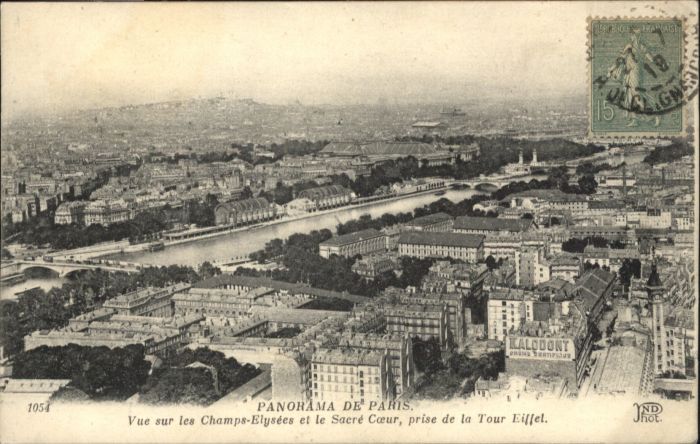 Paris Champs Elysees Sacre Coeur