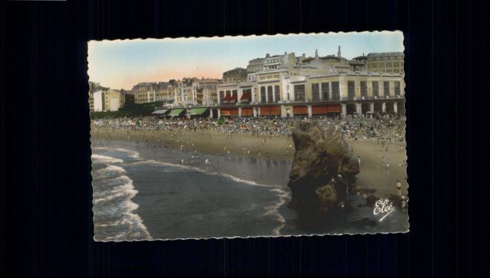Biarritz Pyrenees Atlantiques Biarritz Kasino Strand