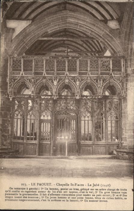 Le Faouet Morbihan Le Faouet Kapelle St Fiacre