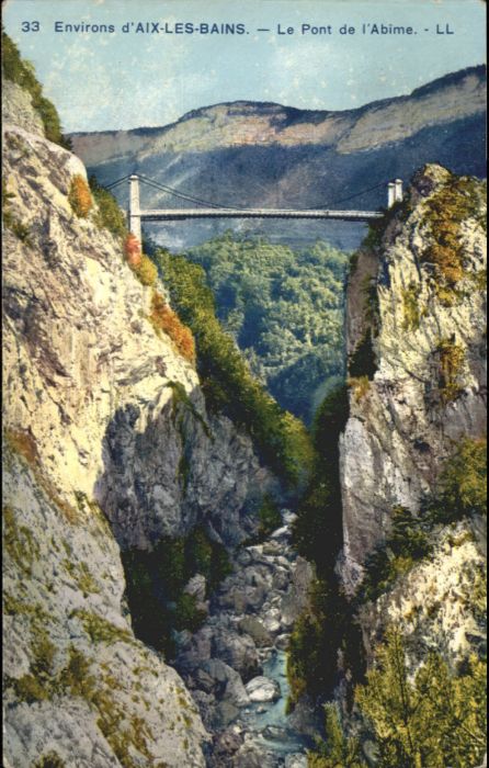 Aix-les-Bains Le Pont de l'Abime